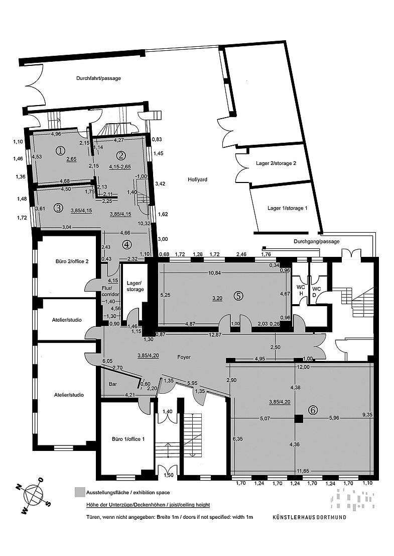 Ausstellungsräume Künstlerhaus Dortmund